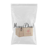 Maxbell 100pcs Jewerly Tag Square Stud Display Packing Card for Gift Tag Label K
