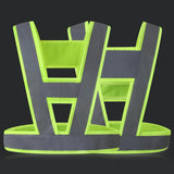 Max Reflective Vest High Visibility Construction Safety Vest Safety Clothing Fluorescent Yellow (Gray Reflective Strip)