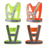 Max Reflective Vest High Visibility Construction Safety Vest Safety Clothing Fluorescent Yellow (Gray Reflective Strip)