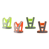 Max Reflective Vest High Visibility Construction Safety Vest Safety Clothing Fluorescent Yellow (Gray Reflective Strip)