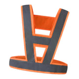 Max Reflective Vest High Visibility Construction Safety Vest Safety Clothing Orange (Gray Reflective Strip)