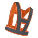 Max Reflective Vest High Visibility Construction Safety Vest Safety Clothing Orange (Gray Reflective Strip)