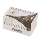 Maxbell DIY Assemble Handmade Gift Box Necklace Pendant Box Eiffel Tower White