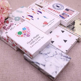 Maxbell DIY Assemble Handmade Gift Box Necklace Pendant Box Eiffel Tower White