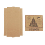 Maxbell DIY Assemble Handmade Gift Box Necklace Pendant Box Castle Khaki
