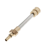 Max 1pc Pressure Washer Adapter 1/4in Quick Connector Car Wash Converter Adapter PA7