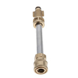 Max 1pc Pressure Washer Adapter 1/4in Quick Connector Car Wash Converter Adapter PA11