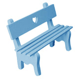 Max Bench Shape Wooden Eyeglass Sunglass Holder Retainer/Spectacle Holder Blue