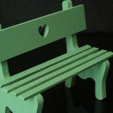 Max Bench Shape Wooden Eyeglass Sunglass Holder Retainer/Spectacle Holder Green