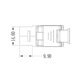 Max Cat6 RJ45 Wall End Plug Keystone Jack Shielded Module Modular Female Adapter