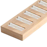 Max Maxb Wooden Earrings Rings Jewelry Display Tray Organizer Holder 5 Slots White