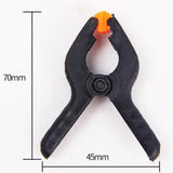 Maxbell 6Pcs 2 inch Plastic Nylon Spring Clamp Photography Background A Clips Red