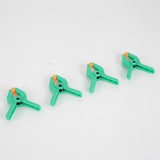 Maxbell 6Pcs 2 inch Plastic Nylon Spring Clamp Photography Background A Clips Green