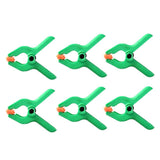 Maxbell 6Pcs 2 inch Plastic Nylon Spring Clamp Photography Background A Clips Green