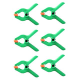 Maxbell 6Pcs 2 inch Plastic Nylon Spring Clamp Photography Background A Clips Green