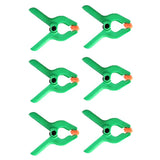 Maxbell 6Pcs 2 inch Plastic Nylon Spring Clamp Photography Background A Clips Green