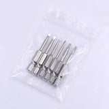 Maxbell 6Pieces Magnetic Triangle Head Screwdriver Bits S2 Steel 1/4 Hex Shank 50mm