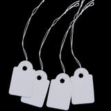 Maxbell Jewellery Ring Labels Price Tags Tie On White Strung Display Price Tags