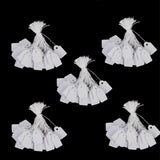 Maxbell Jewellery Ring Labels Price Tags Tie On White Strung Display Price Tags