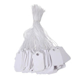 Maxbell Jewellery Ring Labels Price Tags Tie On White Strung Display Price Tags