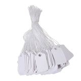 Maxbell Jewellery Ring Labels Price Tags Tie On White Strung Display Price Tags