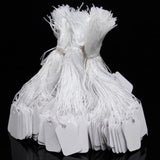 Maxbell Jewellery Ring Labels Price Tags Tie On White Strung Display Price Tags