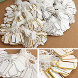Maxbell Jewellery Ring Labels Price Tags Tie On White Strung Price Tags Golden