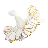 Maxbell Jewellery Ring Labels Price Tags Tie On White Strung Price Tags Golden