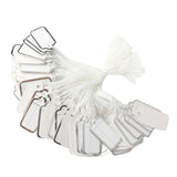 Maxbell Jewellery Ring Labels Price Tags Tie On White Strung Price Tags Silver