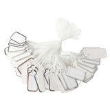 Maxbell Jewellery Ring Labels Price Tags Tie On White Strung Price Tags Silver