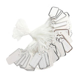 Maxbell Jewellery Ring Labels Price Tags Tie On White Strung Price Tags Silver