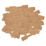 Maxbell Jewellery Labels Price Tags Self Adhesive Blank Price Tag square kraft paper