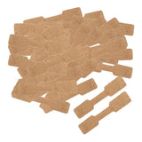 Maxbell Jewellery Labels Price Tags Self Adhesive Blank Price Tag square kraft paper