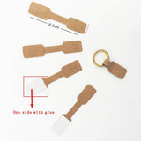 Maxbell Jewellery Labels Price Tags Self Adhesive Blank Price Tag square kraft paper