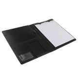 Maxbell File Folder Paper Organizer Document Holder Writing Pad PU Leather Black