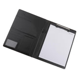 Maxbell File Folder Paper Organizer Document Holder Writing Pad PU Leather Black