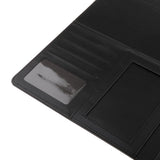 Maxbell File Folder Paper Organizer Document Holder Writing Pad PU Leather Black