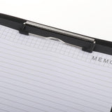 Maxbell File Folder Paper Organizer Document Holder Writing Pad PU Leather Black