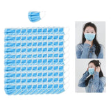 Maxbell 100x Disposable Masks 3ply Non-woven Cloth Anti-Dust Anti-Smoke Safe Protect