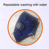 Maxbell Mouth Cover Anti Haze Face Cover Outdoor Non-woven Covering Gray