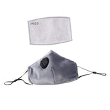 Maxbell Mouth Cover Anti Haze Face Cover Outdoor Non-woven Covering Gray