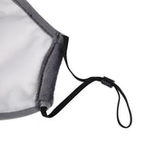 Maxbell Mouth Cover Anti Haze Face Cover Outdoor Non-woven Covering Gray