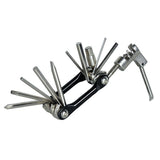 Maxbell 11 in 1 Multifunctional Bicycle Repair Tool Kits With Torque Wrench Black