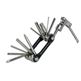 Maxbell 11 in 1 Multifunctional Bicycle Repair Tool Kits With Torque Wrench Black