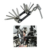 Maxbell 11 in 1 Multifunctional Bicycle Repair Tool Kits With Torque Wrench Black