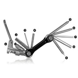 Maxbell 11 in 1 Multifunctional Bicycle Repair Tool Kits With Torque Wrench Black
