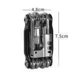 Maxbell 11 in 1 Multifunctional Bicycle Repair Tool Kits With Torque Wrench Black