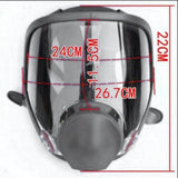 Maxbell Single Full Face Smoke Gas Filter Guards Shields Anti-fog Facepiece 6600