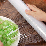 Maxbell 2 Rolls PE Food Plastic Wrap Roll Point-Break Household Preservative Film