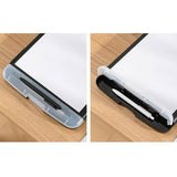 Maxbell Waterproof Slim Clipboard Storage Box Board Clip File Box Plastic Black